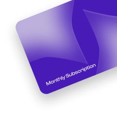 Pixels Studios monthly subscription card