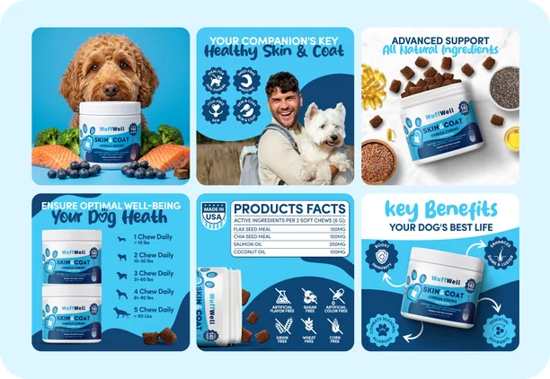WuffWell Amazon listing images