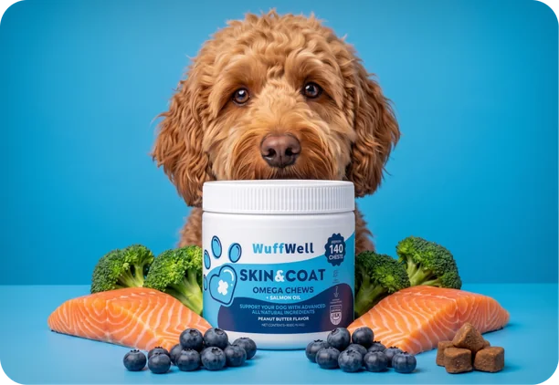 WuffWell Skin and Coat product photography