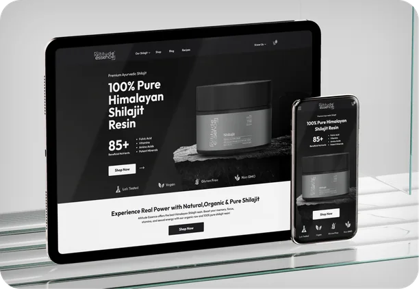 Himalayan Shilajit website design